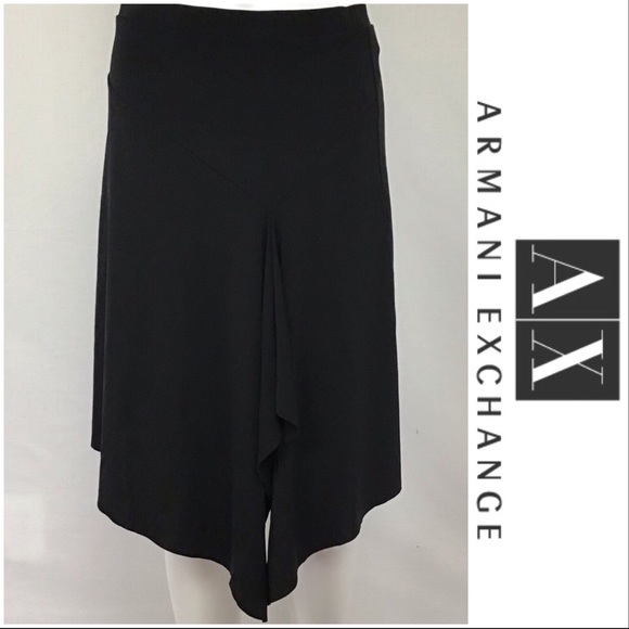 Armani Exchange Dresses & Skirts - Armani Black Skirt a Hi Lo. Mint Condition